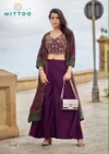 Zubeda Vol 2 By Mittoo Roman Silk Printed Indo Western Collection 